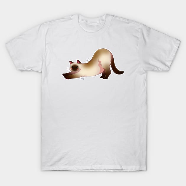 Mocca Siamese Cat V.2 T-Shirt by Nadi-chan16